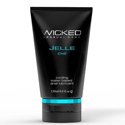 Jelle Chill Cooling Anal Gel Lubricant 4 oz by Wicked Sensual Care