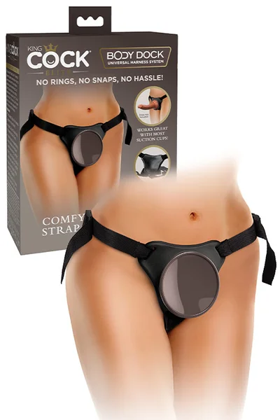 Pipedream King Cock Elite Comfy Body Dock Strap-On Harness — image 6 of 10