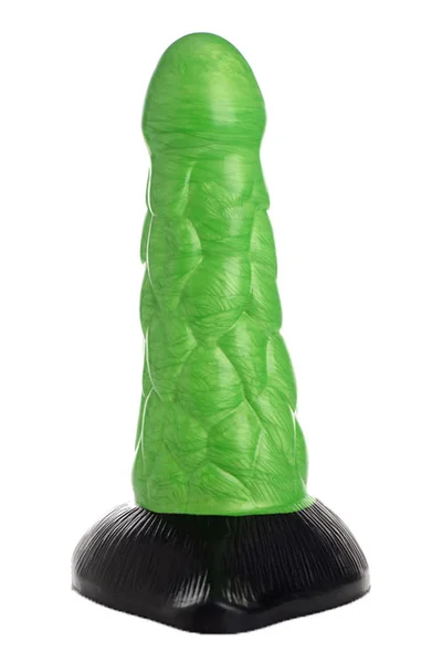 Creature Cocks Radioactive Reptile - 7.5" Thick Scaly Silicone Dildo — image 7 of 10