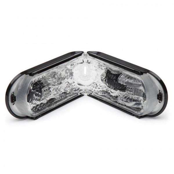 TENGA Zero Flip Hole Black Rechargeable Vibrating Male Masturbator