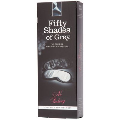 Fifty Shades of Grey No Peeking Blindfold Twin Pack