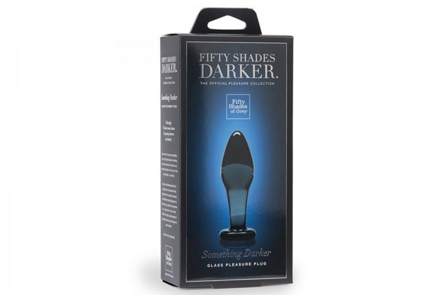 Fifty Shades Darker Something Darker Glass Butt Plug
