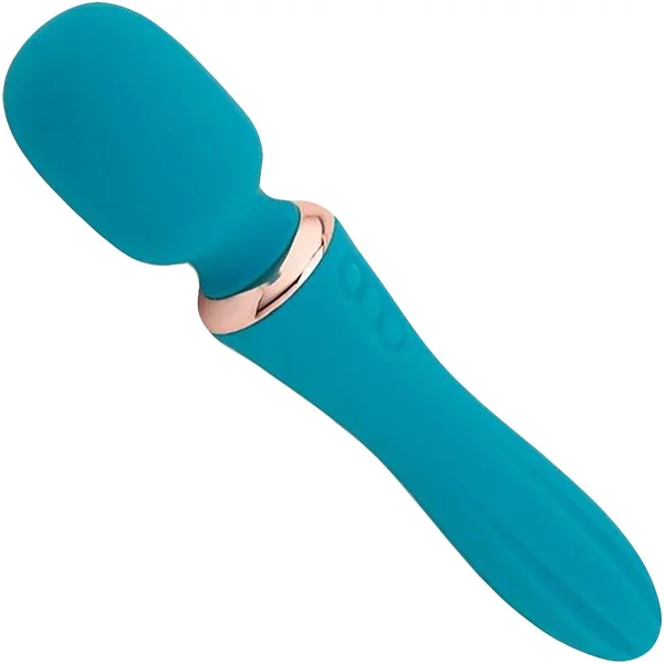 Nubii Mika Silicone Rechargeable Waterproof Mini Wand Massager By Nu Sensuelle - Blue — image 5 of 6