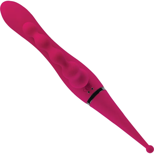 Gender X Four By Four Rechargeable Waterproof Silicone Quadruple Stimulating Vibrator - Red — image 19 of 20