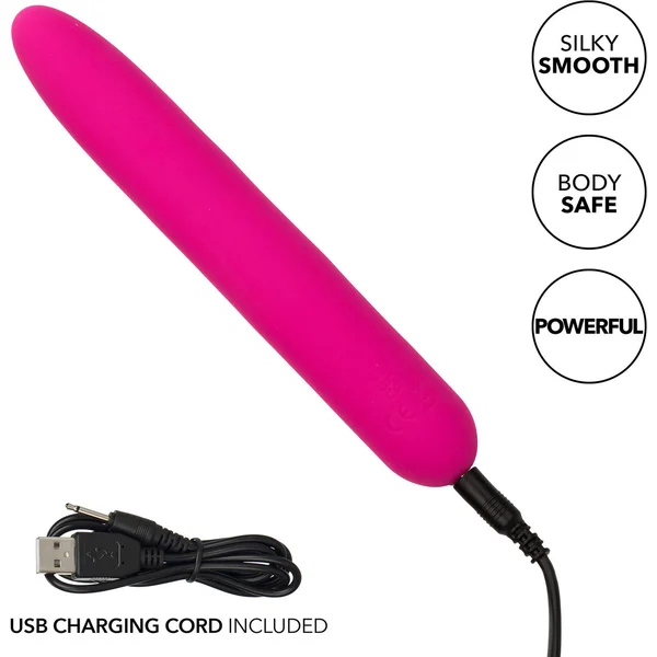Bliss Liquid Silicone Rechargeable Waterproof Vibrator - Pink — image 24 of 25