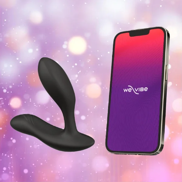 Vector+ By We-Vibe Waterproof Remote Controlled App Enabled Adjustable Prostate Massager - Charcoal Black — image 24 of 25