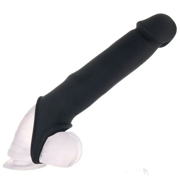 Renegade Brute 9 Inch Rechargeable Silicone Vibrating Penis Extension — image 5 of 8