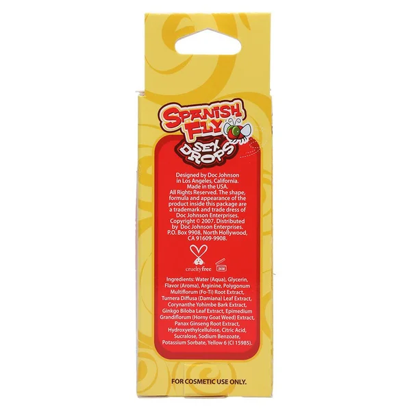 Original Spanish Fly Flavored Sex Drops 1 oz — image 8 of 12