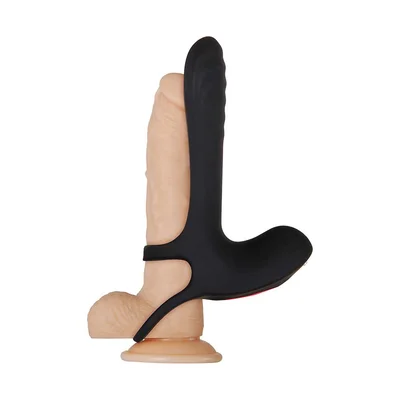 9 Speed Rechargeable Vibrating Girth Enhancer by Lynk Remote Controlled