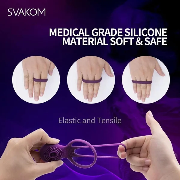 SVAKOM "Tammy" Double-Ring Cock Ring Vibrator — image 13 of 16