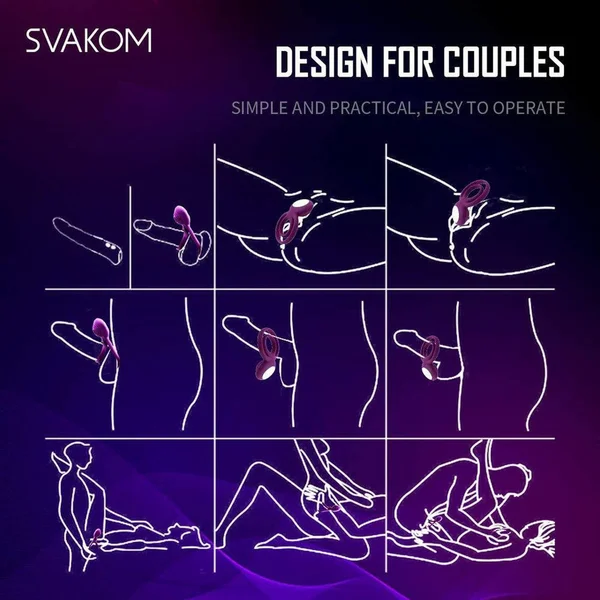 SVAKOM "Tammy" Double-Ring Cock Ring Vibrator — image 11 of 16