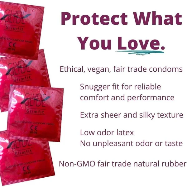 Glyde SlimFit Vegan Condoms | Small Size — image 11 of 15