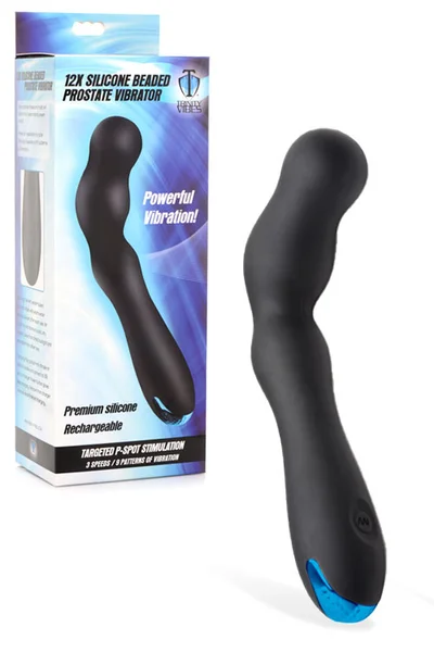 Trinity 4 Men 12X - 7.5" Silicone Beaded Prostate Vibrator — image 6 of 10