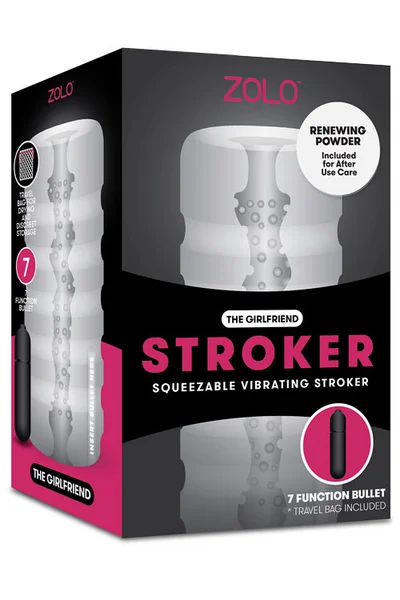 ZOLO Squeezable Vibrating Masturbator - Girlfriend — image 8 of 8