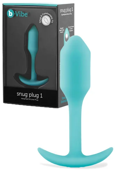 B-Vibe Snug Plug 1 - 3.4" Weighted Butt Plug — image 7 of 18