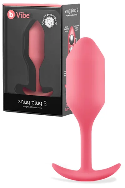 B-Vibe Snug Plug 2 - 4.1" Weighted Butt Plug — image 10 of 12