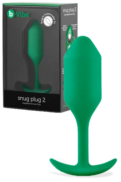 B-Vibe Snug Plug 2 - 4.1" Weighted Butt Plug — image 7 of 12