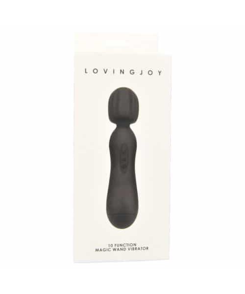 Loving Joy 10 Function Magic Wand Vibrator Black — image 9 of 11