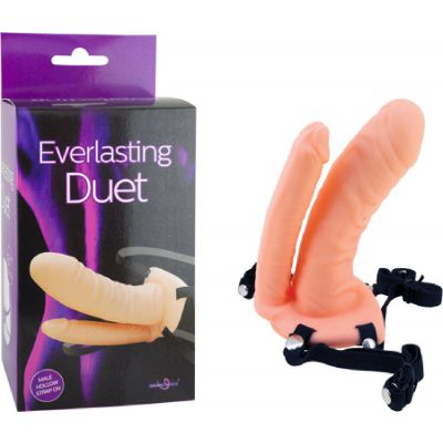 Everlasting Duet Strap On Flesh