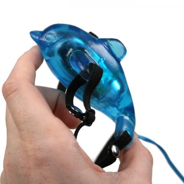 Beautiful Blue Dolphin Hands-Free Clitoral Vibe — image 3 of 7