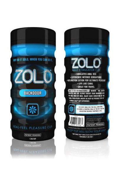 ZOLO Real-Feel Pleasure Cup Masturbator - Backdoor