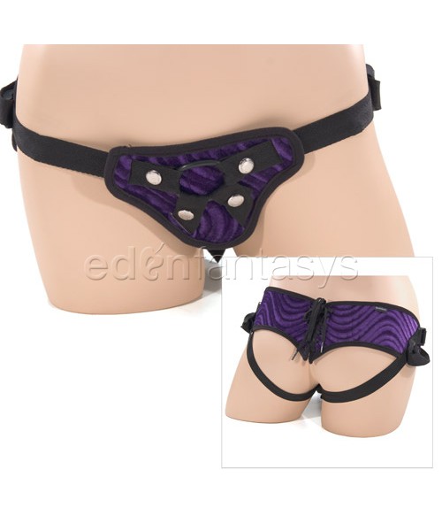 Vibrating corsette harness