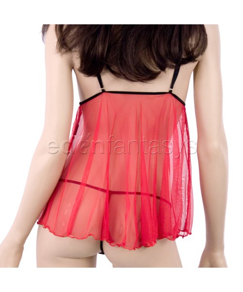 Kiss of hearts babydoll and g-string