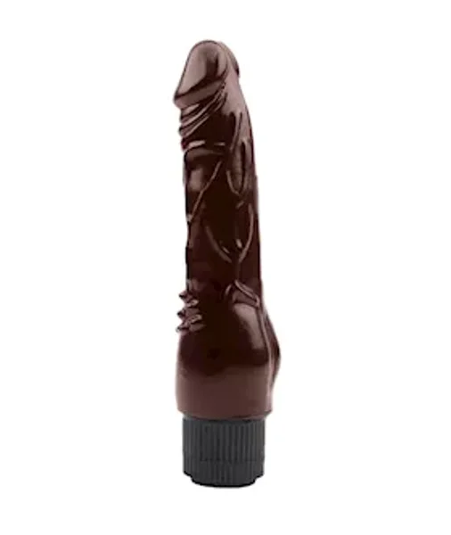 Vibrating Naughty Cock - 7.9 Inch - Brown - 8 Inch — image 3 of 4