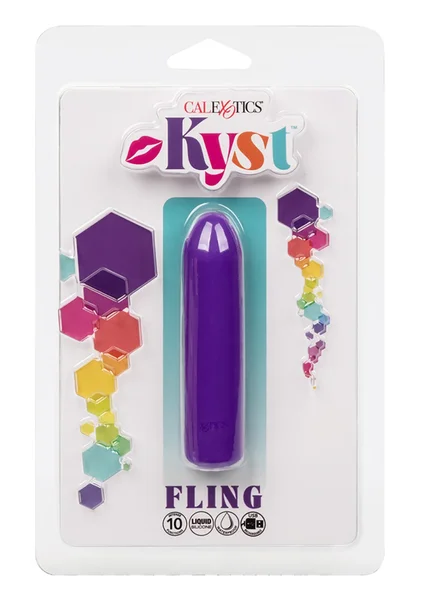 Kyst Fling Powerful Waterproof Rechargeable Bullet Vibrator By CalExotics - Purple — image 25 of 25