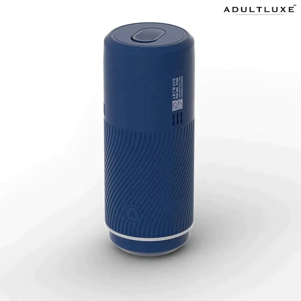 Arcwave POW Silicone Dual Entry Penis Stroker - Blue — image 25 of 25