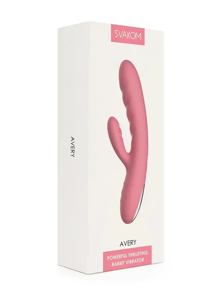 SVAKOM Avery Rechargeable Waterproof Silicone Dual Stimulation Vibrator - Purple — image 23 of 23