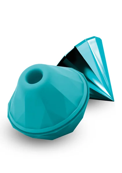 Sugar Pop Jewel Rechargeable Silicone Pressure Wave Clitoral Stimulator - Teal — image 13 of 19