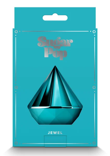 Sugar Pop Jewel Rechargeable Silicone Pressure Wave Clitoral Stimulator - Teal — image 15 of 19