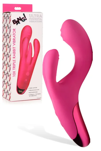 Bang 7.6" Triple Rabbit Vibrator — image 7 of 12