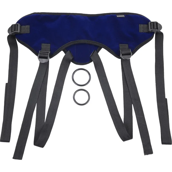 Lush Strap On Harness By Sportsheets - Blue, Fits Hips up to 60" — image 17 of 18