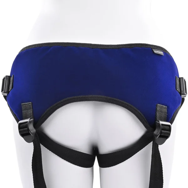 Lush Strap On Harness By Sportsheets - Blue, Fits Hips up to 60" — image 14 of 18