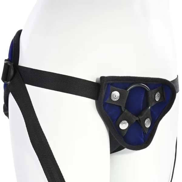 Lush Strap On Harness By Sportsheets - Blue, Fits Hips up to 60" — image 16 of 18