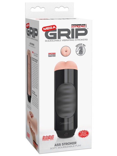 Mega Grip Vibrating Stroker Ass