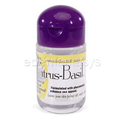 Pheromones massage oil