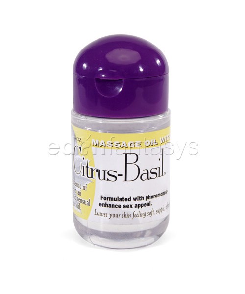 Pheromones massage oil