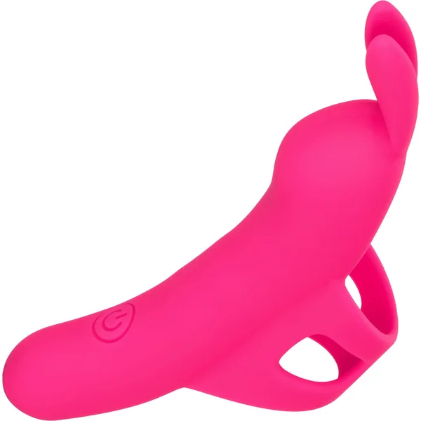 Neon Vibes - The Flirty Vibe Rechargeable Silicone Finger Vibrator By CalExotics - Pink — image 22 of 25