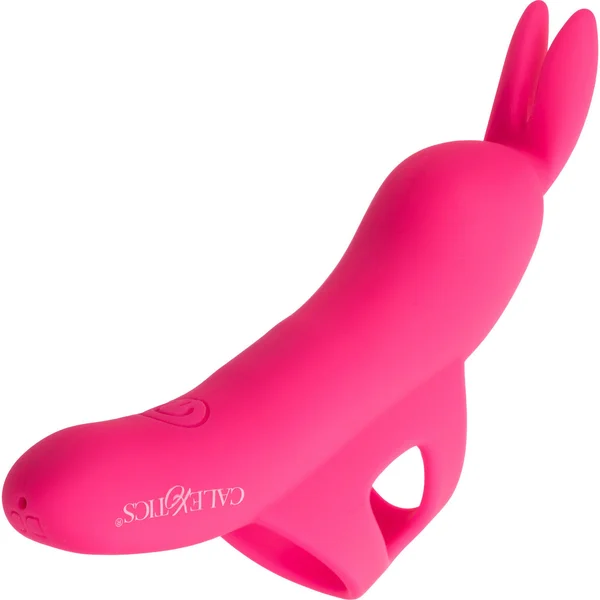 Neon Vibes - The Flirty Vibe Rechargeable Silicone Finger Vibrator By CalExotics - Pink — image 24 of 25