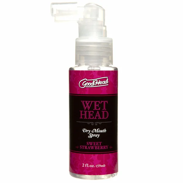 GoodHead Juicy Head Dry Mouth Spray 2 oz By Doc Johnson - Strawberry — image 5 of 5