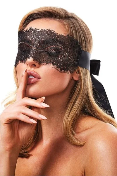 Secret Kisses Boudoir Lace Blindfold