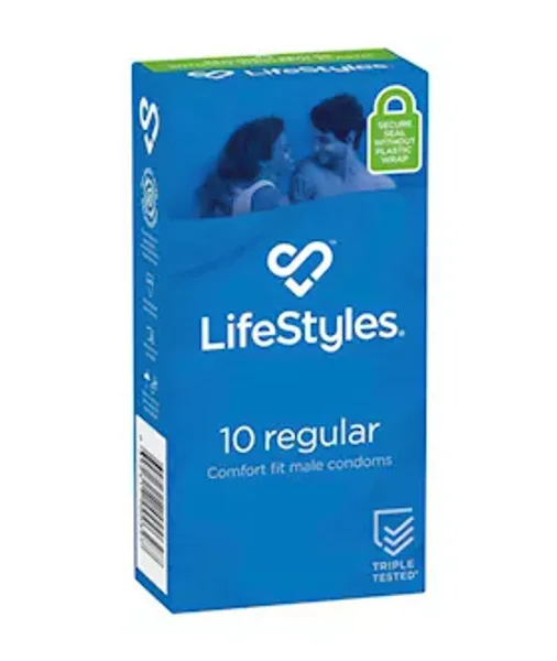 Lifestyles Regular 10s Condoms - Blue - Regular — image 2 of 2