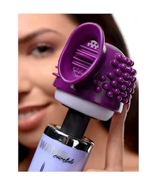 Triple Thrill 3 In 1 Wand Attachment - Purple - 2 Inch — image 7 of 7