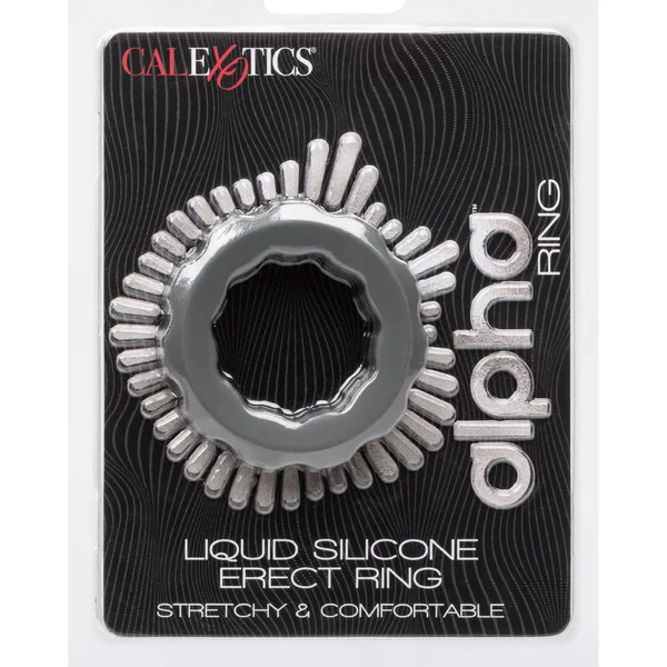 Alpha Liquid Silicone Erect Ring - Gray — image 19 of 23