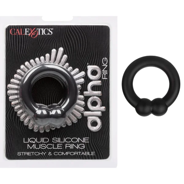 Alpha Liquid Silicone Muscle Ring - Black — image 23 of 23