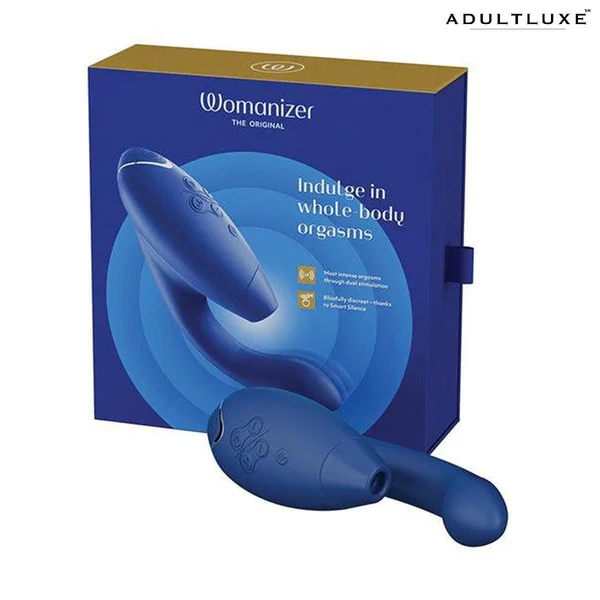 Womanizer DUO 2 Silicone Pleasure Air Clitoral & G-Spot Stimulator - Blueberry — image 25 of 25