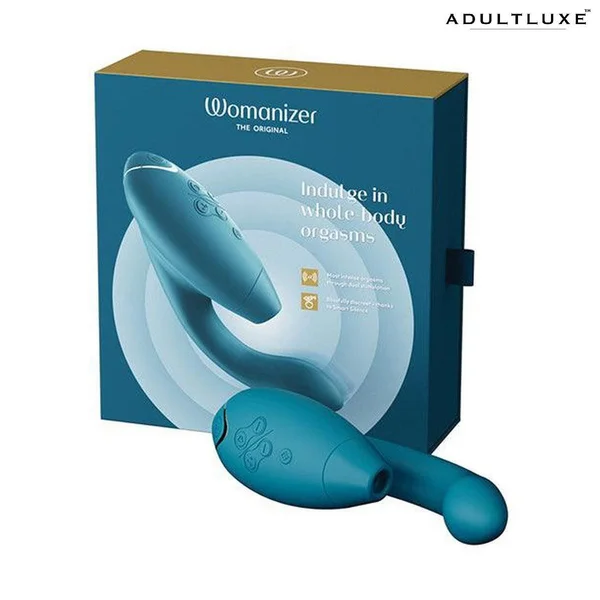 Womanizer DUO 2 Silicone Pleasure Air Clitoral & G-Spot Stimulator - Petrol — image 25 of 25
